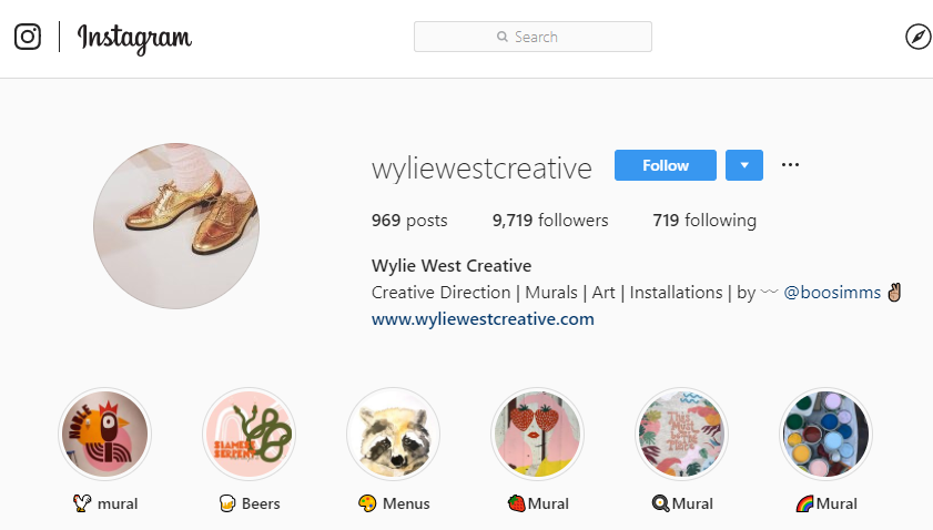 wyliewestcreative instagram